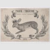 Frans konijn met kroonontkoppeling Tissuepapier (Voorkant)