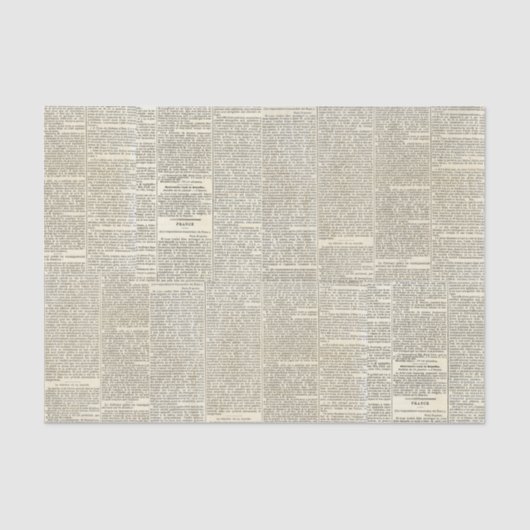  Frans krantenpapier Tissuepapier (Voorkant)