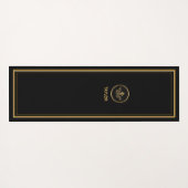 -Frans kroongoud - Speciaal gepersonaliseerd Yogamat (Achterkant (horizontaal))