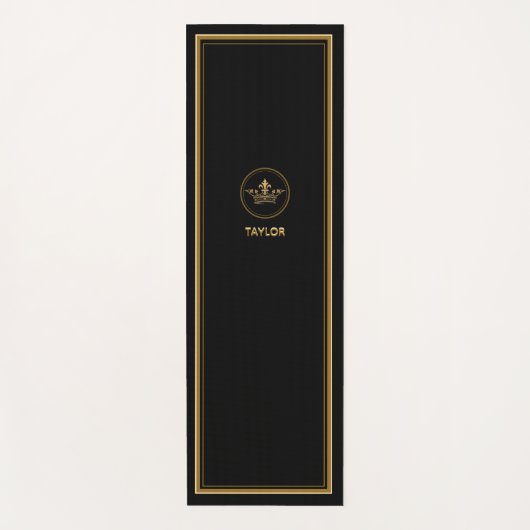 -Frans kroongoud - Speciaal gepersonaliseerd Yogamat (Voorkant)
