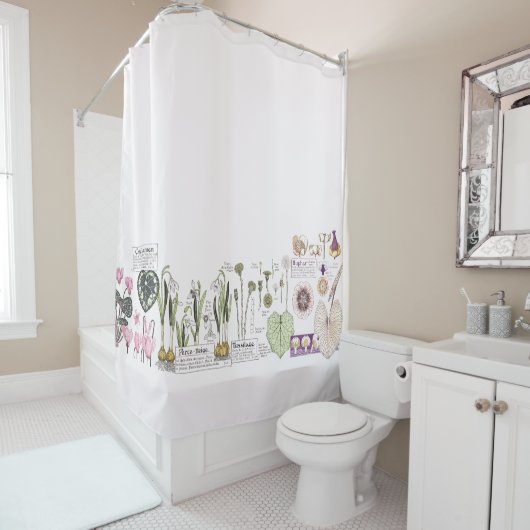 Frans Kunst Nieuwe Bloemen Shower Curtain Douchegordijn (In situ)