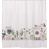 Frans Kunst Nieuwe Bloemen Shower Curtain Douchegordijn (Voorkant)