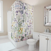 Frans Kunst Nieuwe  Bloemen Shower Curtain Douchegordijn (In situ)