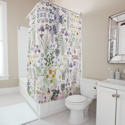 Frans Kunst Nieuwe  Bloemen Shower Curtain Douchegordijn (In situ)