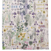 Frans Kunst Nieuwe  Bloemen Shower Curtain Douchegordijn (Voorkant)