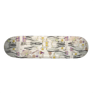 Frans Kunst Nieuwe  Bloemen Skateboard
