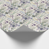 Frans kunstwerkblad bloempotje cadeaupapier (Hoek)