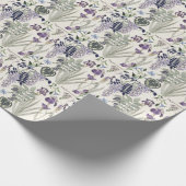 Frans kunstwerkblad  bloempotje cadeaupapier (Hoek)