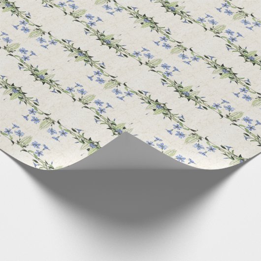 Frans kunstwerkblad  bloempotje cadeaupapier (Hoek)