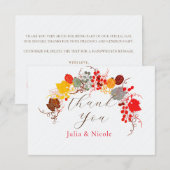 Frans kussed zoete bessen druiven bloemen bruiloft (Voorkant / Achterkant)