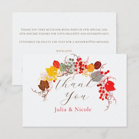 Frans kussed zoete bessen druiven bloemen bruiloft (Voorkant / Achterkant)