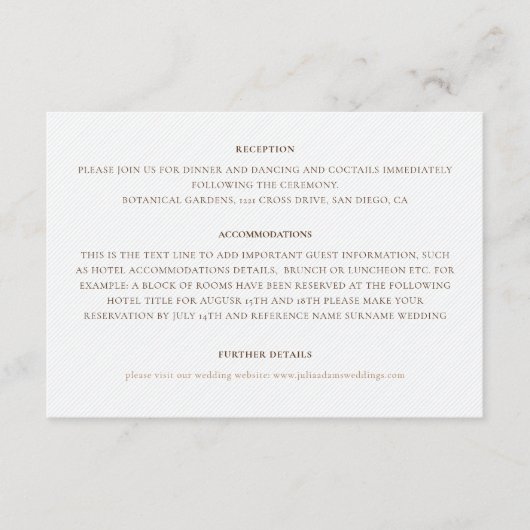 Frans kussed zoete bessen druiven bloemen bruiloft informatiekaartje (Voorkant)