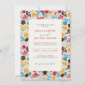 Frans kussed zoete bessen druiven bloemen bruiloft kaart (Voorkant)