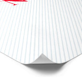 Frans kussed zoete bessen druiven bloemen bruiloft poster (Hoek)