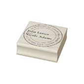 Frans kussed zoete bessen druiven bloemen bruiloft rubberstempel (Stempel)