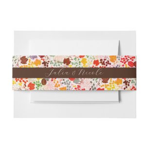 Frans kussed zoete bessen druiven bloemen bruiloft uitnodigingen wikkel