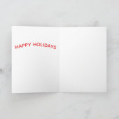 Frans kwartier bij de kerstvistestraat Studio Feestdagen Kaart (Binnen)