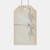  Frans Label voor kerstcadeaus voor sneeuwmeisjes Cadeaulabel (Achterkant)