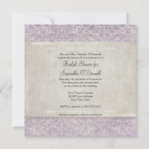  Frans Lace Elegant Lavender Cream Wedding