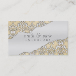 Frans Lace Ripped Damask Interior Design Visitekaartje