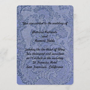 Frans Lace Wedding Kaart