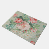 Frans Land  Antiek Kool Rozen Deurmat (Schuin)