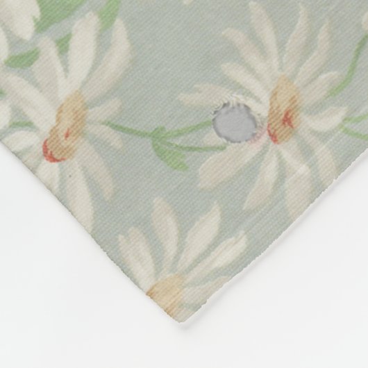 Frans Land Antiek Kool Rozen Fleece Deken (Hoek)