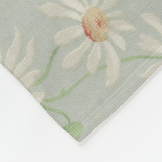 Frans Land  Antiek Kool Rozen Fleece Deken (Hoek)