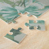 Frans Land  Antiek Kool Rozen Legpuzzel (Zijkant)