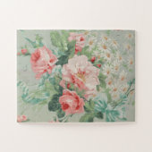 Frans Land  Antiek Kool Rozen Legpuzzel (Horizontaal)