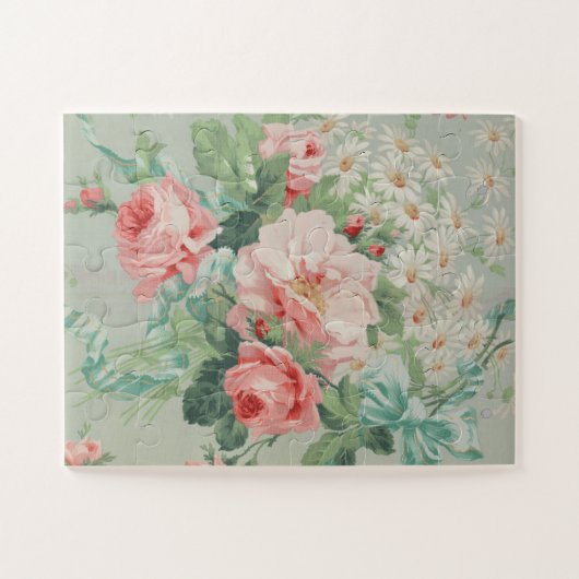 Frans Land Antiek Kool Rozen Legpuzzel (Horizontaal)