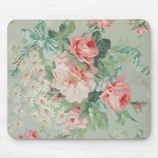 Frans Land  Antiek Kool Rozen Muismat (Voorkant)