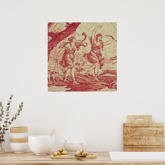  Frans land Art Print (Keuken)