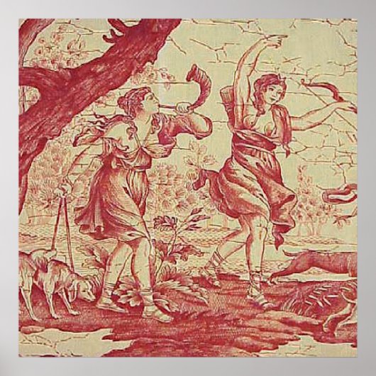  Frans land Art Print (Voorkant)