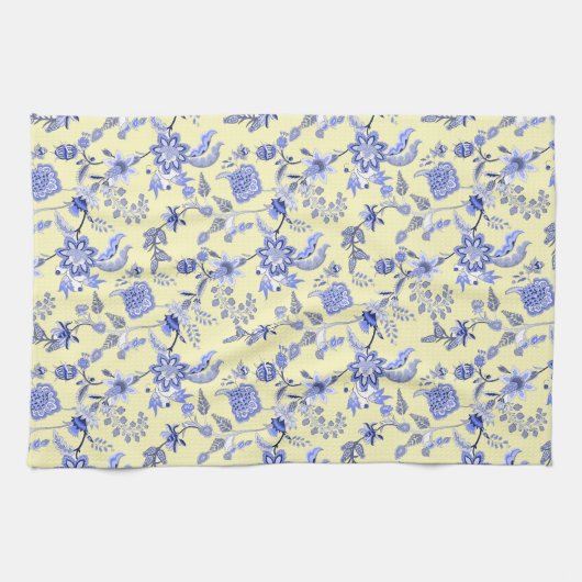 Frans Land Blauw Theedoek (Horizontaal)