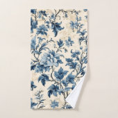 Frans land blauw toilet bad handdoek (Handdoek)
