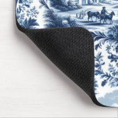 Frans land blauw toilet muismat (Hoek)