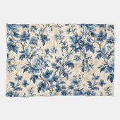 Frans land blauw toilet theedoek (Horizontaal)