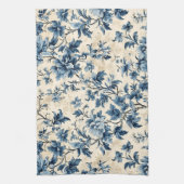 Frans land blauw toilet theedoek (Verticaal)