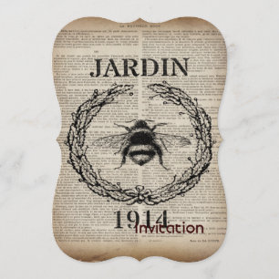 frans land botanische  koningin bijen kaart