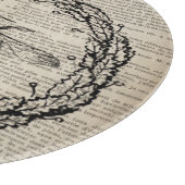 frans land botanische  koningin bijen snijplank (Hoek)