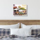 Frans Land Cafe Canvas Afdruk (Insitu (Slaapkamer))