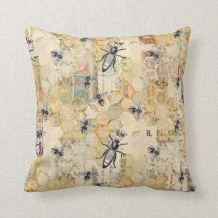 Frans Land Chic Honey Bee Home Decor Kussen