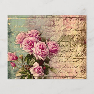 Frans land chic, shabby chic, roze rozen, flora flyer