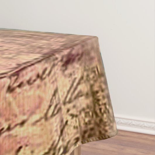 Frans land chic, shabby chic, roze rozen, flora tafelkleed (Voorbeeld)