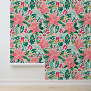 Frans land delicate bloemen wallpaper behang