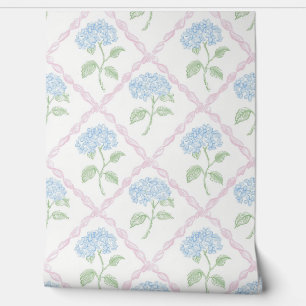Frans land delicate bloemen wallpaper behang