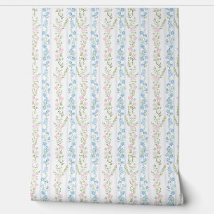 Frans land delicate bloemen wallpaper behang