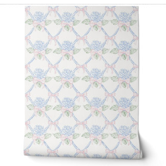 Frans land delicate bloemen wallpaper behang
