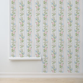 Frans land delicate bloemen wallpaper behang